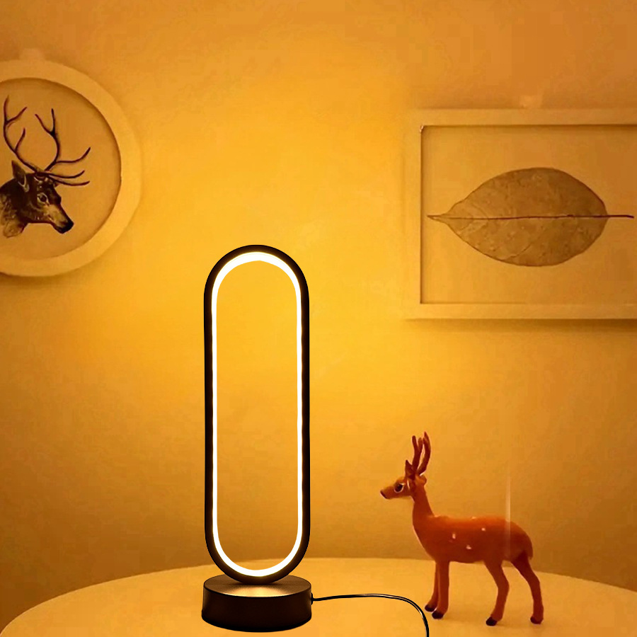Naya – USB-Powered Ring LED Table Lamp | GlowLane