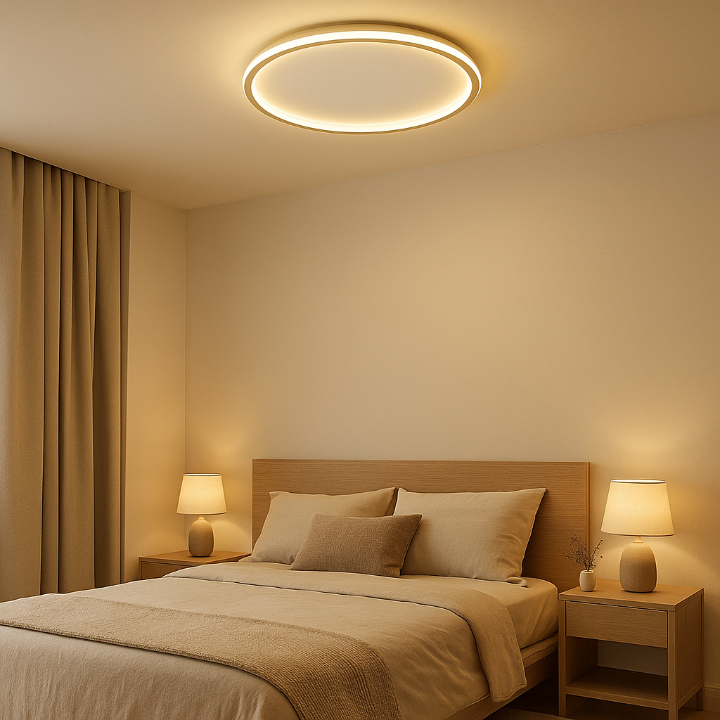 Tara – Minimalist Ceiling Light with Remote-Controlled Dimming | GlowLane