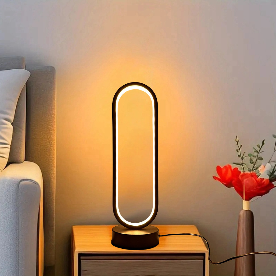 Naya – USB-Powered Ring LED Table Lamp | GlowLane