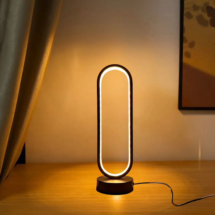 Naya – USB-Powered Ring LED Table Lamp | GlowLane