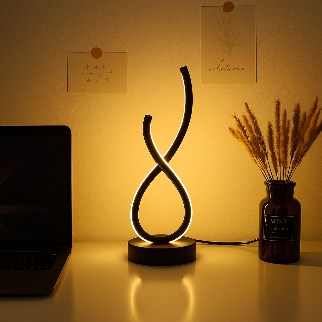 Eden – Heart-Shaped LED Table Lamp | GlowLane